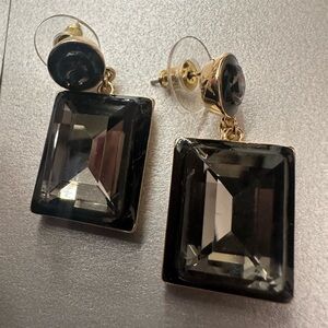 Elegant Black and Gold Earrings